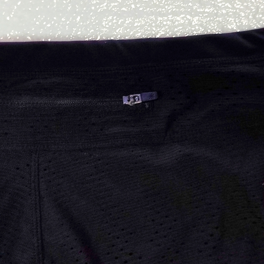 Athleta Prism 2-in-1 Built in Shorts Pull On Mesh black Womens Size M - Picture 4 of 9
